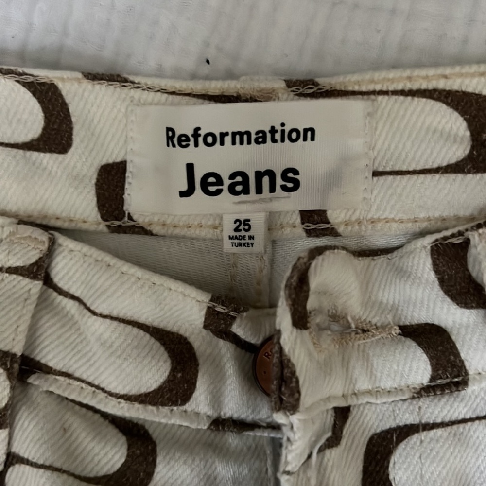 Reformation Mod High Rise Straight Jeans - Picture 2 of 3